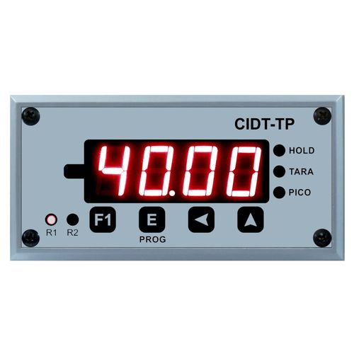 Voltimetro configurável com 2 entradas para TP - S&E Instrumentos - CIDT-TP-AC1-D-5