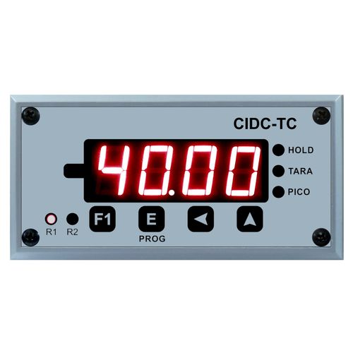 Amperimetro configurável com 2 entradas para TC - S&E Instrumentos - CIDC-TC-AC1-B-5