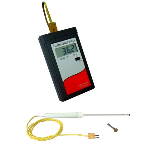 Termômetro portátil industrial escala -70.0 a 1250°C  - S&E Instrumentos - 1710K -SR