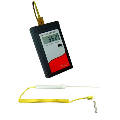 Termômetro portátil industrial escala -70.0 a 1250°C  - S&E Instrumentos - 1710K -47GA