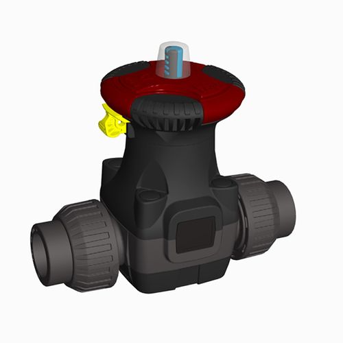 VALVULA DIAFRAGMA PVC-C SCH80 PN10 EPDM SERIE EXTREME D 2'' - CEPEX 59396