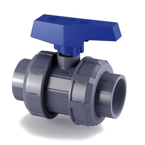 VALVULA ESFERA PVC-U PN12 SERIE E-QUA PE-EPDM D 63MM - CEPEX 41545