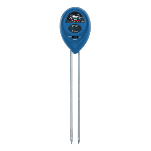 Medidor analógico de Umidade de Solo, pH e Intensidade Luminosa - MV-331 - Minipa