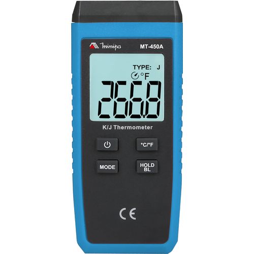 Termômetro Digital 1 canal/Display iluminado/Data Hold - MT-450A - Minipa