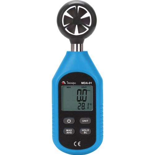 Anemômetro - mini ambiental / linha econômica - MDA-01 - Minipa