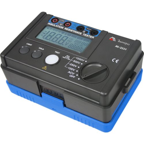 Megômetro CATIII 600V/ Resistência de Isolação até 5,5G? - MI-2552 - Minipa