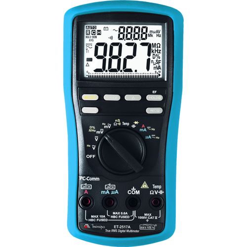 Multímetro Digital 5000contagens/freq./cap./temp. - ET-2517A - Minipa