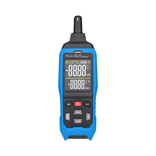 Termo-Higrômetro  Display Duplo com Iluminação / Faixa de -40°C a 80°C / Bulbo Úmido / Ponto de Orvalho / Datalogger 400 - Minipa