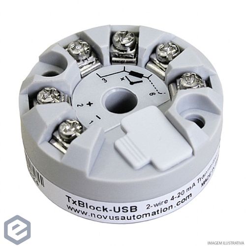 TRANSMISSOR TXBLOCK-USB 4-20MA - NOVUS 8806000410