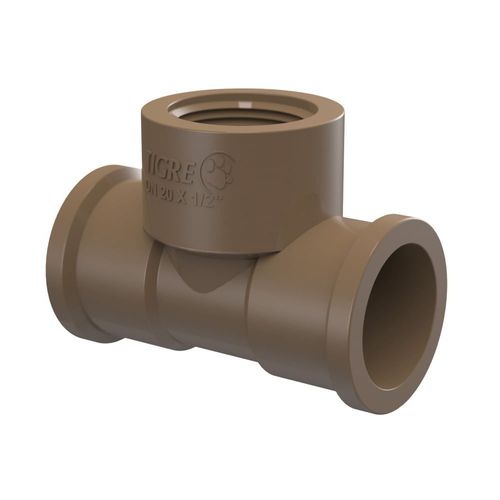 TE 90° SOLD LLR MISTA 25MMX3/4