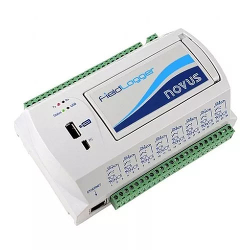 FIELDLOGGER – USB, 512K LOGS, RS485, 24V - NOVUS 8812130400