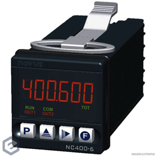 CONTROLADOR NC400-6-RP (CONTADOR 6 DIGITOS) - 24V - NOVUS 8040019084