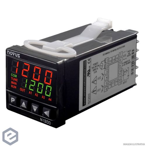 CONTROLADOR N1200 - USB ALIM. 24V - NOVUS 8120200124