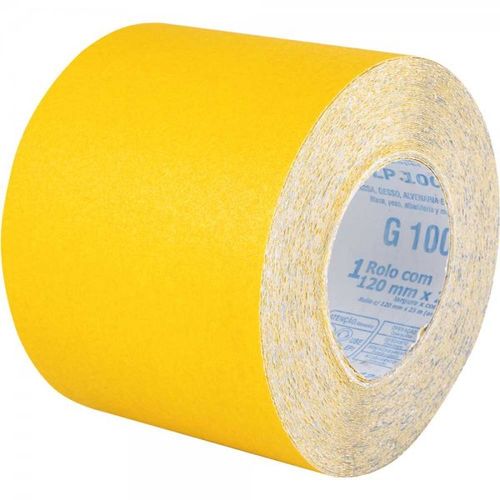 Lixa costado de papel em rolo, 120 mm x 25 m, grão 100, LP 100, VONDER -  1292120100