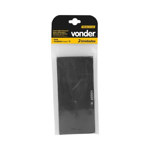 Lente Retangular Verde 108 Mm X 51 Mm Ton 10 Vonder - 7023200010