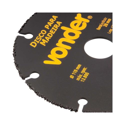 Disco De Corte Para Madeira 110 Mm Dmv 110, Vonder - 1201110000