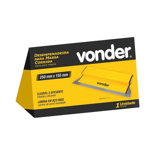 Desempenadeira Para Massa Corrida, 25 Cm, Vonder - 3344025000