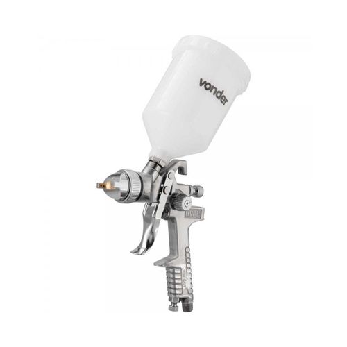 Pistola Para Pintura, Tipo Gravidade, Com Caneca Plástica, Pgv 600, Vonder - 6220600000