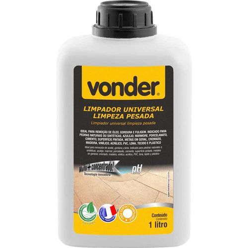 Limpador universal limpeza pesada, 1 litro, VONDER - 5183100100