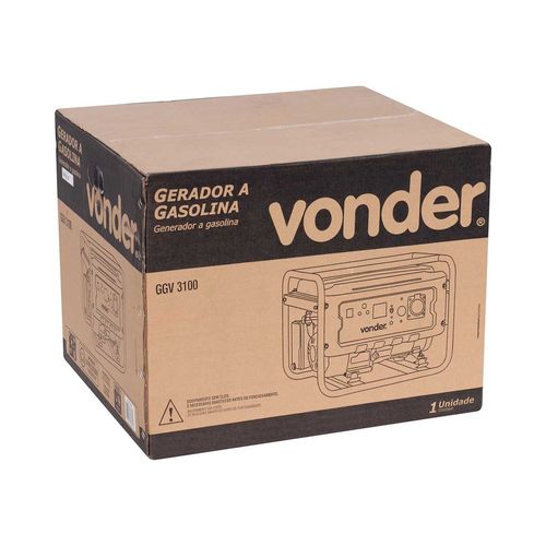 Gerador A Gasolina 3.100 W, 110 V~/220 V~, Ggv 3100, Vonder - 6885310000