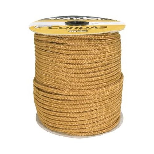 Corda Caminhoneiro Trançada, 12 Mm X 111 M, Ouro, Vonder - 8044212111