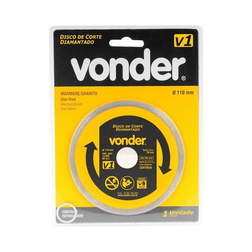 Roda de lixa 50 mm x 25 mm com haste, grão 100, VONDER -  1268100000